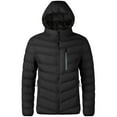 Akiihool Men's Packable Puffer Jacket Lightweight Hooded Windproof