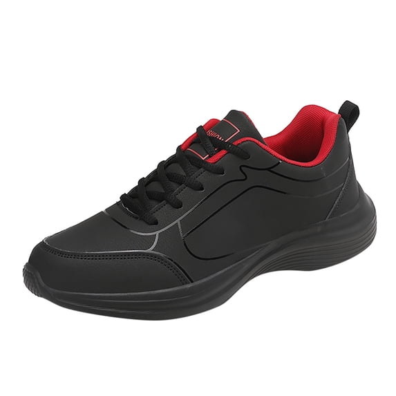 Akiihool Men's Sneakers Non-Slip Barefoot Shoes,Grounding Shoes Allround with Copper for Men,Red 10.5