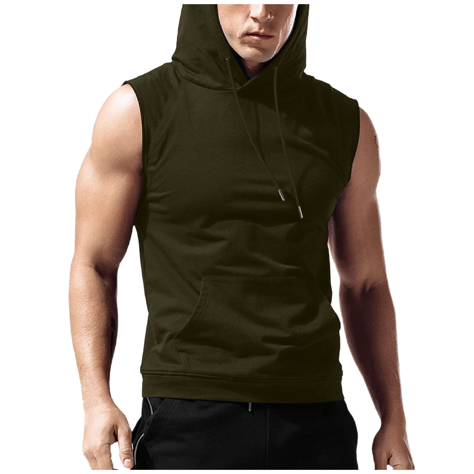 Akiihool Men's Tank Shirts Men's Muscle Gym Workout Stringer Tank Tops ...