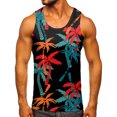 thumbnail image 1 of Akiihool Men's Tank Shirts Men's Workout Tank Tops Sleeveless Gym Shirts Bodybuilding Fitness Muscle Tee Shirts For Summer (Black,L), 1 of 5