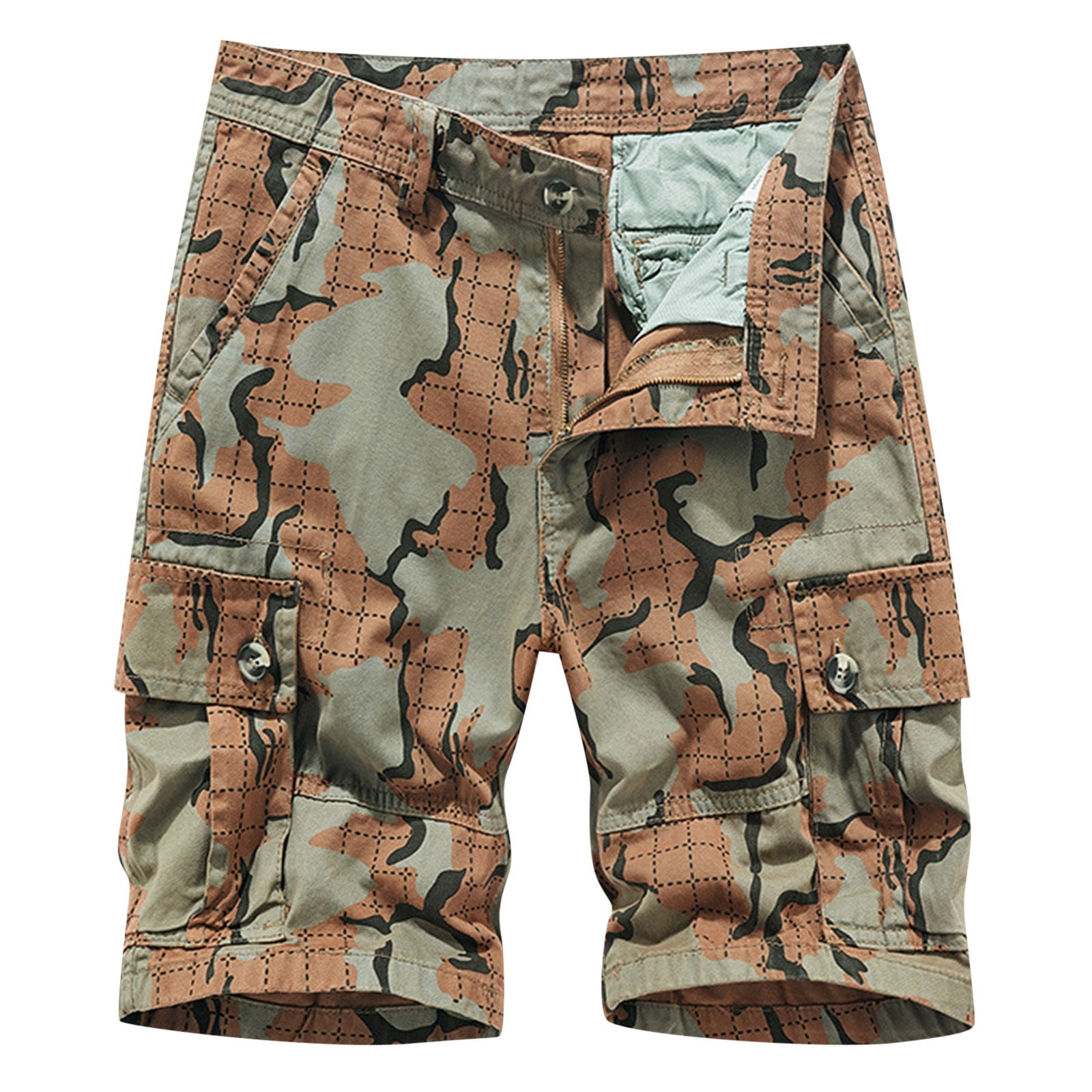 Akiihool Mens Cargo Shorts Mens Cargo Shorts Cotton Relaxed Fit Camouflage Camo Cargo Short (Coffee,XXL/36) Akiihool Mens Cargo Shorts Mens Cargo Shorts Cotton Relaxed Fit Camouflage Camo Cargo Short (Coffee,XXL/36)