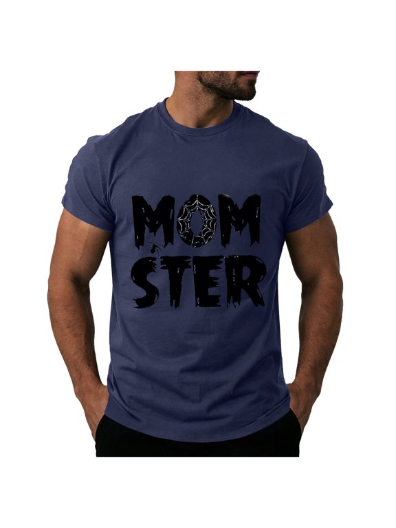 Mens Fitted Shirts Men's Control Crew Neck Undershirt Available Navy,S