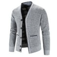 thumbnail image 1 of Akiihool Mens Jacket Winter Men's Warm Sport Winter Casual Sweatshirt with Pocket (Grey,XL), 1 of 5