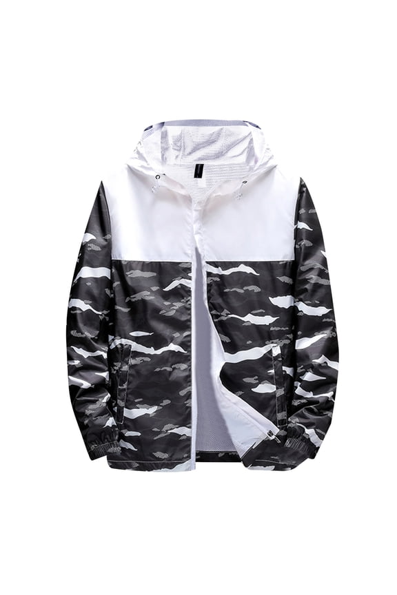 Mens Jackets Casual Men's Tactical Sport Warm Zip up Winter Warm Coat Zipper Sweatshirt (White,3XL)