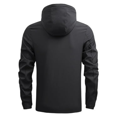 Akiihool Mens Jackets Fashion Men's Slim Fit Lightweight Flight Bomber Jacket Coat (Black,L)