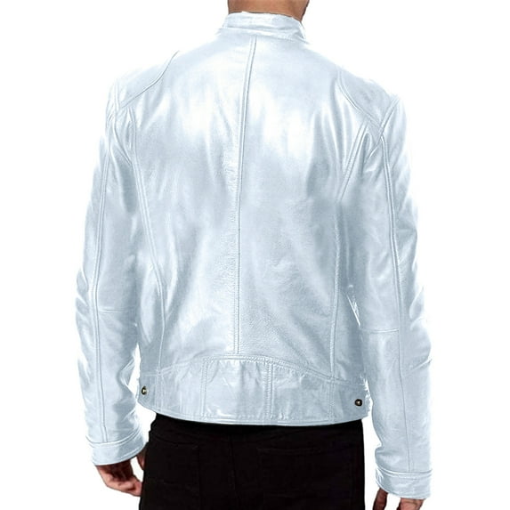 Akiihool Mens Jackets Men's Slim Fit Lightweight Sportswear Jacket Sportwear Jacket Casual Windbreaker (White,3XL)
