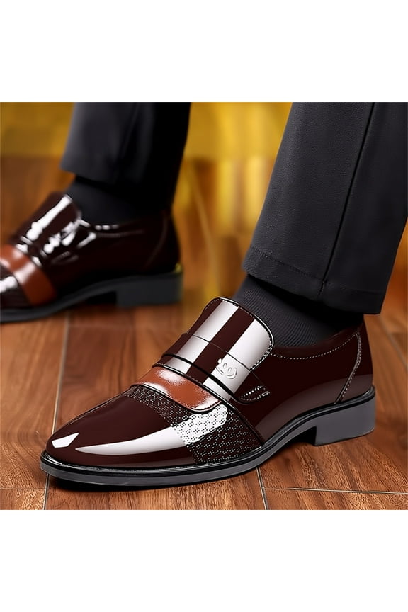Mens Oxford Shoes Wide Men's Dress Shoes Formal Business Classic Business Casual Walking Shoes Tennis Comfortable (Brown,9)