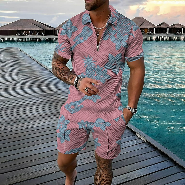 Mens pink shorts outfit new arrivals