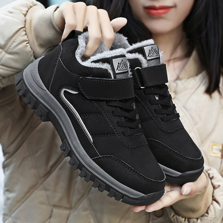 Akiihool Mens Snow Boots Fashion Men's Warm Snow Boots Winter