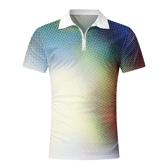 Akiihool Mens Summer Polo Shirts Short Sleeve for Men Short Sleeve Performance Golf Shirt (Green,XXL)