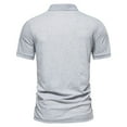 thumbnail image 1 of Akiihool Mens Summer Polos Short Sleeve Men's Polo Shirts Performance Golf Tennis Workout (Grey,XXL), 1 of 5