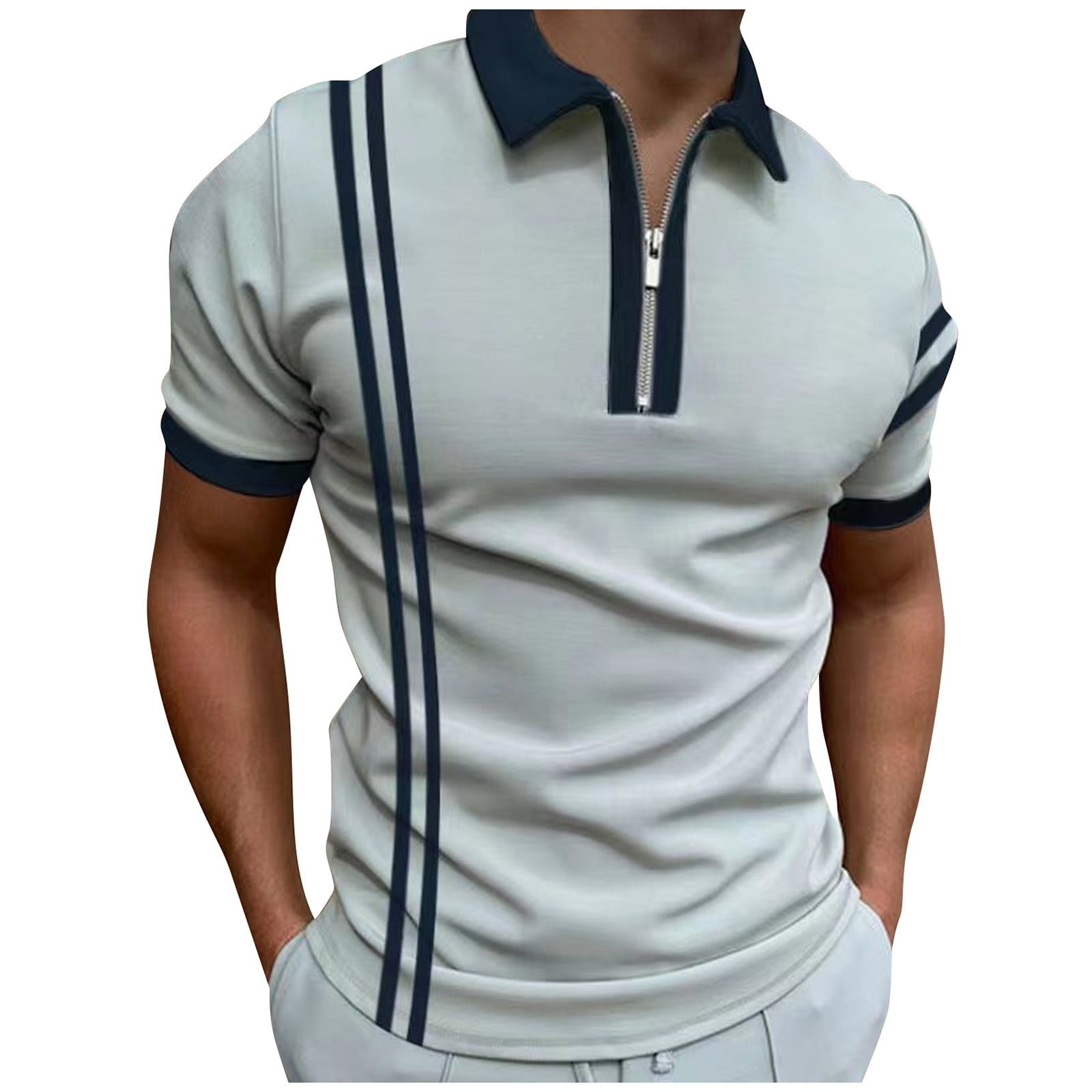 Casual Knit Polo - Designer T-Shirts & Polo Shirts