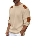 Akiihool Mens Sweaters Men's Sweaters Wool Blend Stretch Raglan Sleeve