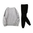 thumbnail image 1 of Akiihool Mens Sweatpant Sets Mens Sets Outfits 2 Piece Drawstring Matching Sweatsuits Set (Grey,M), 1 of 5