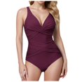 thumbnail image 1 of Akiihool One Piece Swimsuit Women Modest Women One Piece Swimsuits Tummy Control Bathing Suits Swimwear (,XL), 1 of 5