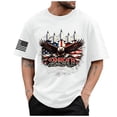 thumbnail image 1 of Akiihool Oversized Tshirts for Men Mens Casual T-Shirts Classic Short Sleeve Knit Tees Crewneck Solid Tee Shirts(White,S), 1 of 6