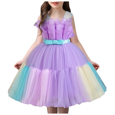 White Flower Girl Dress Flower Girl Dresses For Wedding A Line Formal Dress Elegant Lace Baptism Birthday Party Pageant Ball Gown Dresses For Girls White Size 6-7 Years With Sleeves