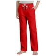 thumbnail image 1 of Akiihool Pant for Boys Toddler Boys' Pull-On Pants with Elastic Waist and Pockets School Uniform for Kids (Red,4-5 Years), 1 of 7