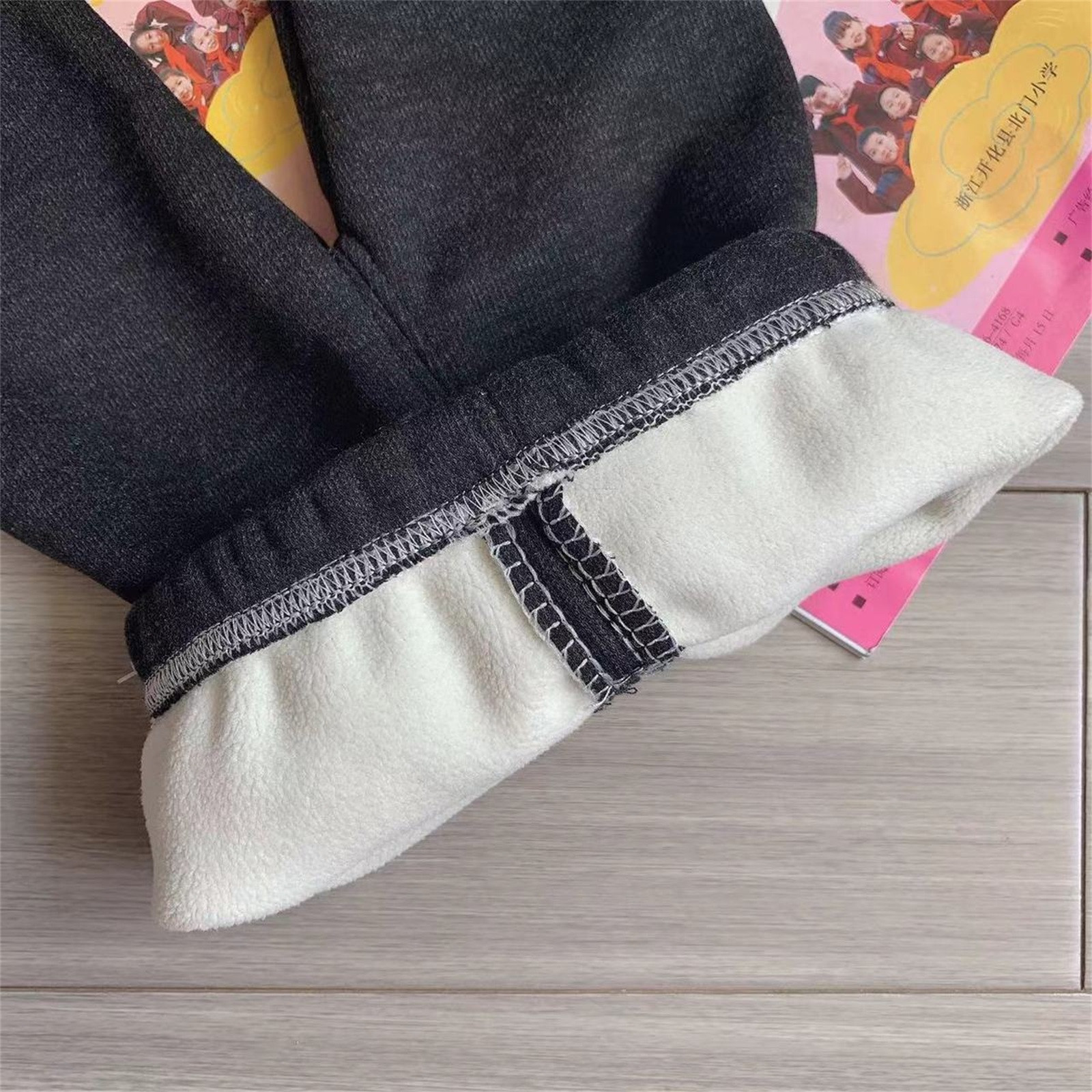 Akiihool Pant for Girls Girls' School Uniform Jogger Pants Chino Pants (Black,06 Months