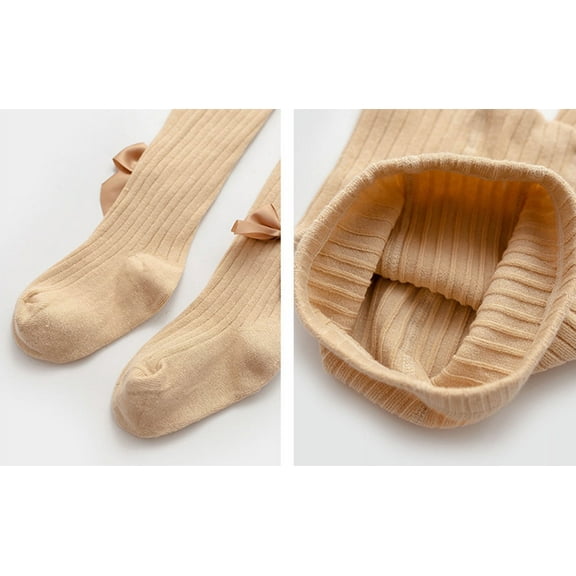 Akiihool Pant for Girls Toddler Girls' Pull-On Adjustable Waist School Uniform Pants (Khaki,6-8 Years)