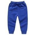 thumbnail image 1 of Akiihool Pants for Boy Boys Soft Fleece Casual Pull on Kids Pants with Pockets Trendy Jogger Trousers (Blue,7-8 Years), 1 of 4