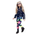 thumbnail image 1 of Akiihool Pants for Girl Girls Wide-Leg Pants Summer Cargo Jogger Pants (Green,6-7 Years), 1 of 5