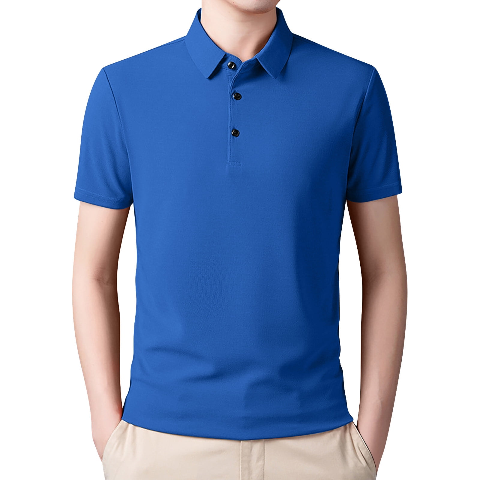 Akiihool Polos For Men Slim Fit Men's Modern Fit Short