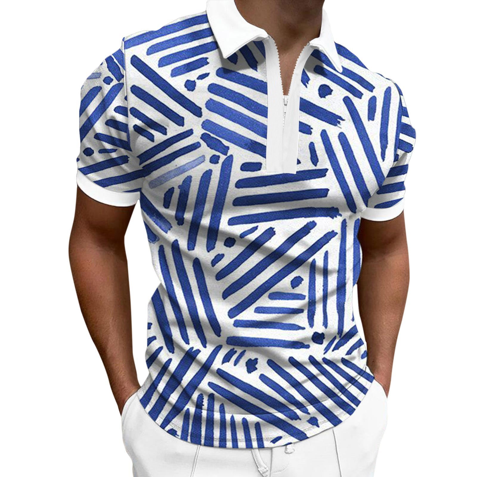 Akiihool Polos For Men Tall Golf Shirts for Men, Mens Golf Shirt, Crazy