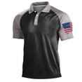 thumbnail image 1 of Akiihool Polos for Men Tall Men's Polo Shirts Short Sleeve Quick Dry Casual Sports Outdoor Golf Shirt with Pocket (Grey,XL), 1 of 3
