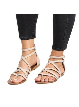 LEEy-World Platform Sandals Women's Sandals Casual Summer Water Sandals  with Arch Support Yoga Mat Insole Outdoor Wadable Sandals