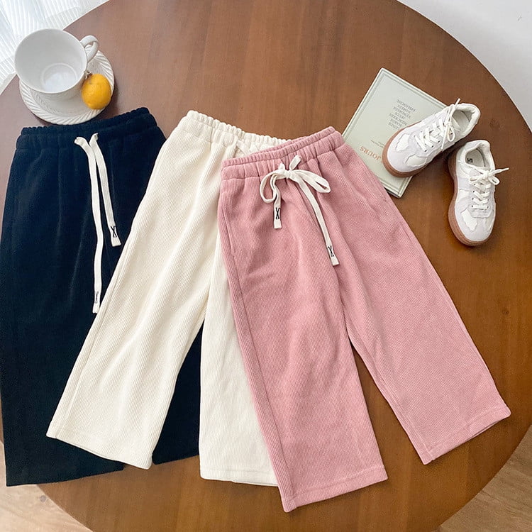 Akiihool School Uniform Pants for Girls Girls' Big School Uniform Twill  Skinny Pants High Waist Elastic Trousers with Front Buttons (Beige,12-18