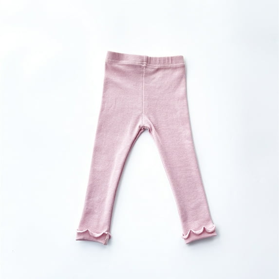 Akiihool School Uniform Pants for Girls Girls Outdoor Casual Pants (Pink,3-6 Months)