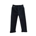 thumbnail image 1 of Akiihool School Uniform Pants for Girls Toddler Girls Bootcut Twill Pant (Black,3-4 Years), 1 of 3