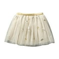 thumbnail image 1 of Akiihool Skirts for Girls Girls Sparkle Tutus Princess Ballet Dance Layered Tulle Tutu Skirts(Beige,3-4 Years), 1 of 8