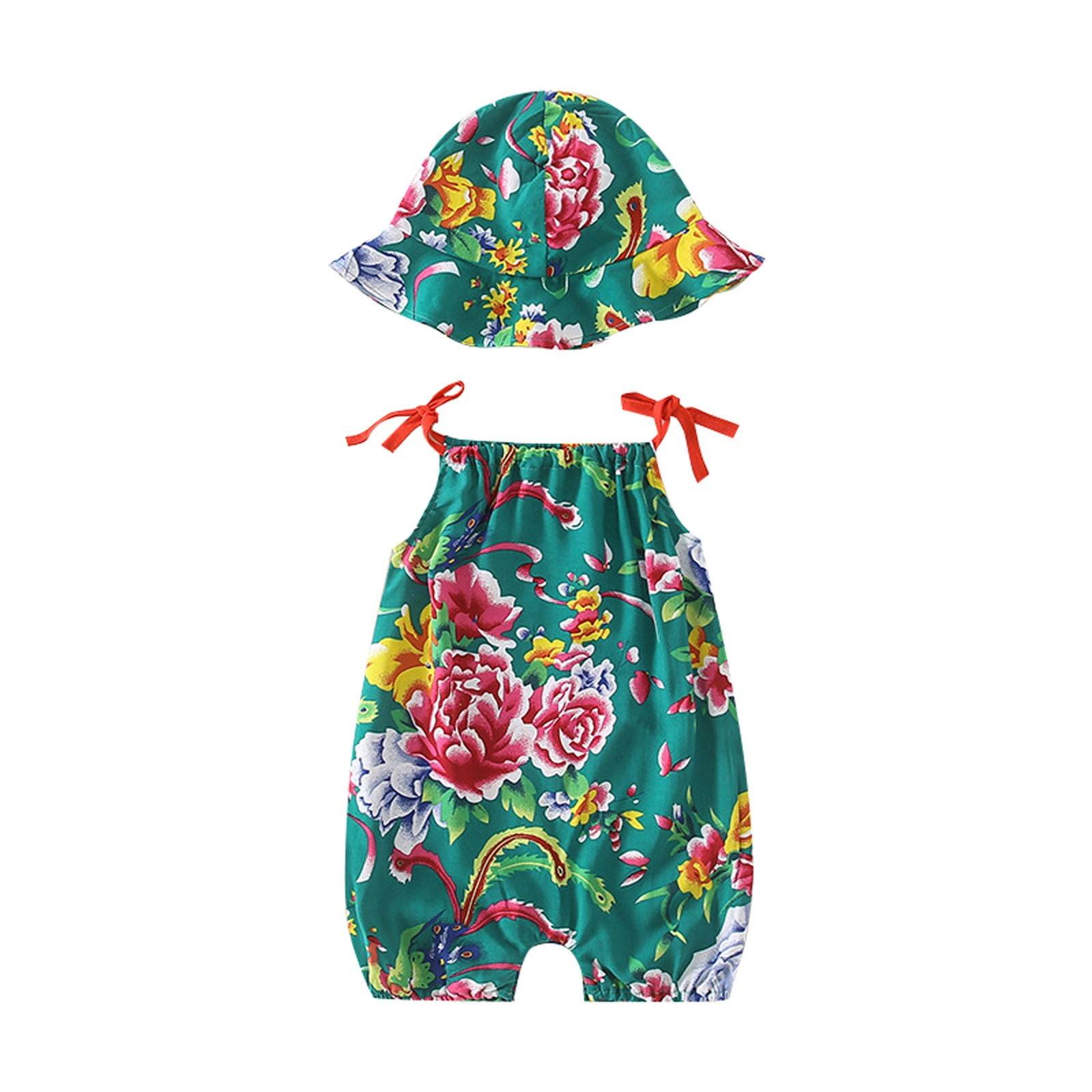 Akiihool Summer Baby Girl Clothes Baby Girl Romper Casual Ruffle