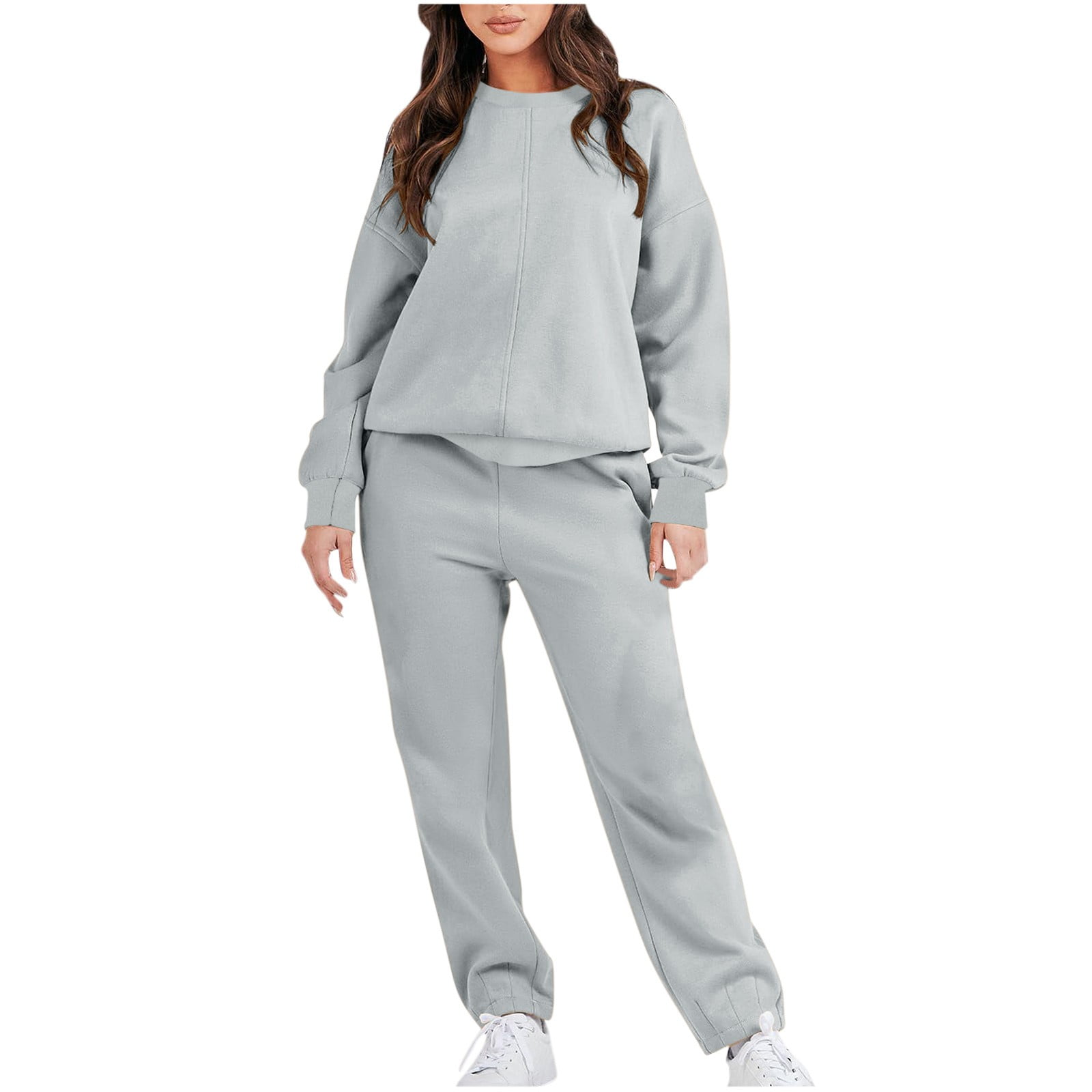 Akiihool Sweatpants Set for Women Women's 2 Piece Sweater Akiihool Sweatpants Set for Women Women's 2 Piece Sweater