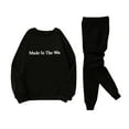 thumbnail image 1 of Akiihool Sweatpants Sets Men Two Piece Outfits Sport Set Winter Outfit 2 Piece Set Long Sleeve Sweatsuits Stylish Casual Tracksuits (Black,XL), 1 of 5