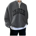 thumbnail image 1 of Akiihool Sweatshirts for Men Men's Logo Hoodie Long Sleeve Drawstring Casual Hooded Sweatshirts with Pockets (GY2,3XL), 1 of 4