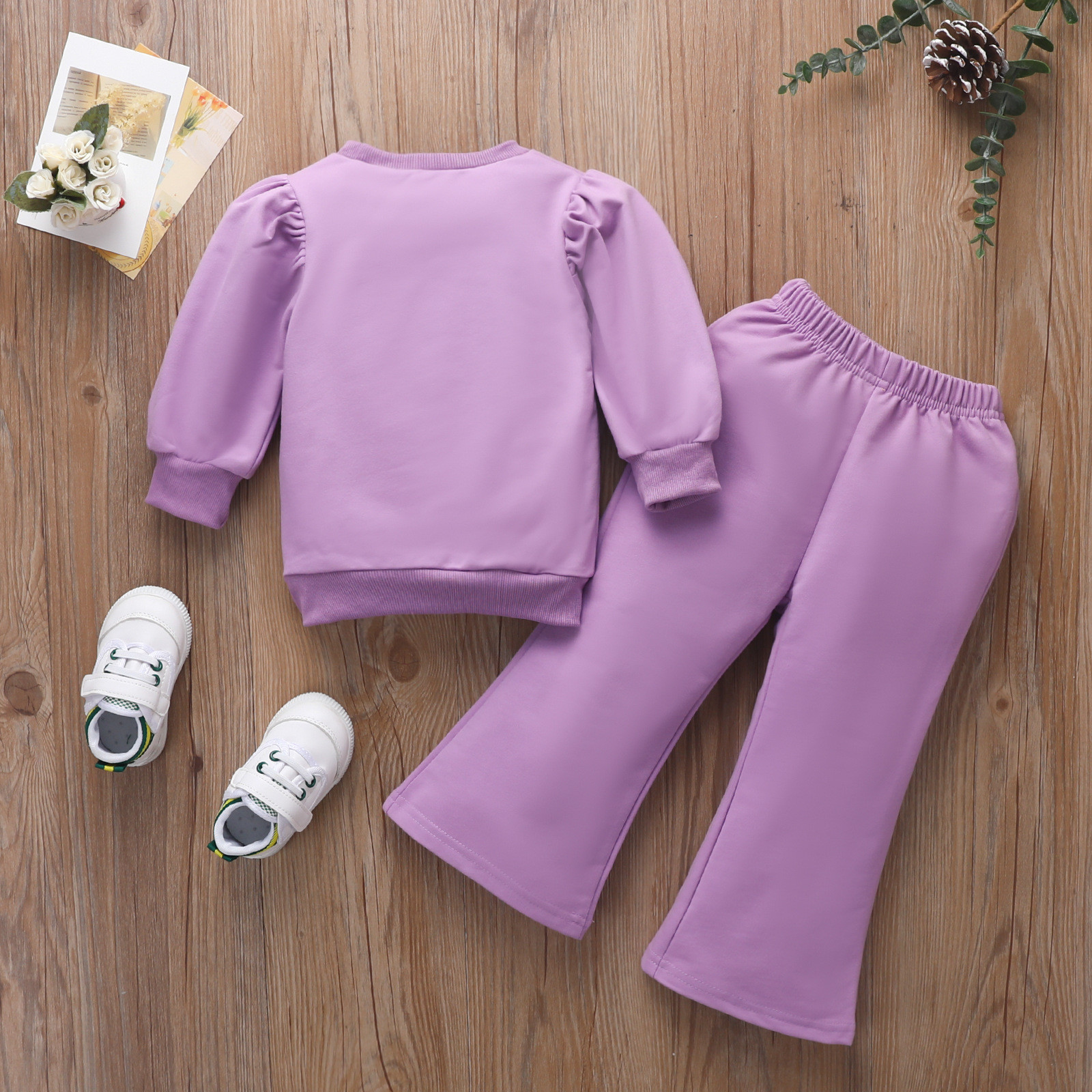 Akiihool Sweatsuit Sets for Girl Casual Winter Toddler Girl Winter Baby