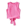 thumbnail image 1 of Akiihool Tank Tops Girl Girls Tank Tops Undershirts Sleeveless Summer Shirts Kids Tank Tops (Hot Pink,4-6 Years), 1 of 4