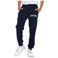 thumbnail image 1 of Akiihool Teen Boy Pants Boys' Stretch Slim Loose Fitting Boys Pants (Navy,4-5 Years), 1 of 7
