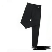 Akiihool Teen Girl Pants Trendy Girls Stretch Cargo Pants (Black,4-5 Years)