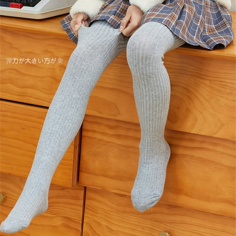 Akiihool Teen Girl Pants for School Girls' School Uniform Jogger Pants  Twill Chino Pants Long (Grey,6-12 Months)