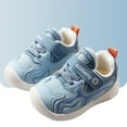 thumbnail image 1 of Akiihool Toddler Boy Sneakers Unisex Baby Boys Girls High Top Sneaker First Walkers Unisex Sneaker (Sky Blue,5), 1 of 5