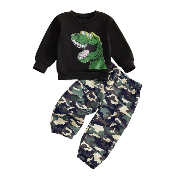 Akiihool Toddler Boy Wedding Guest Outfit 6 12 18 24 Months 3T 4T Baby Boy Clothes Long Sleeve Cute Embroidery Polo Shirt and Pants Set Birthday Outfit Green,2-3 Years