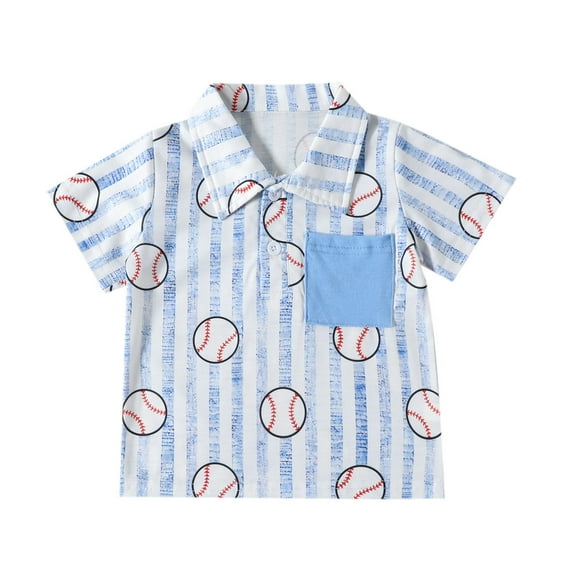 Akiihool Toddler Boys Shirts Boys' School Uniform Polo Kids Short Sleeve Collared Shirt for Toddler to Youth (White,18-24 Months)