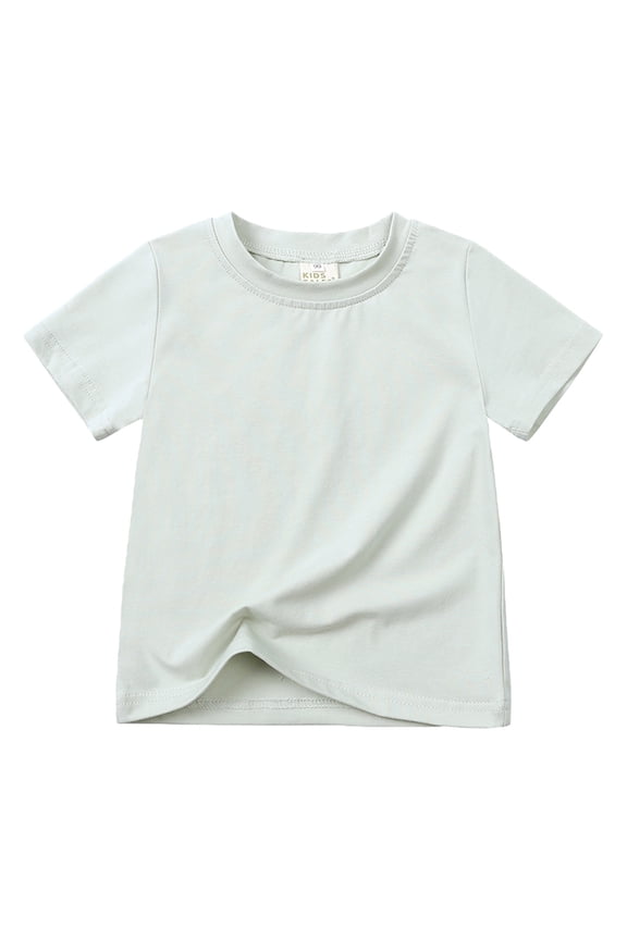 Toddler Girl Clothes Baby Girls Short Sleeve Graphic T Shirt Top Print Tee (Mint Green,18-24 Months)