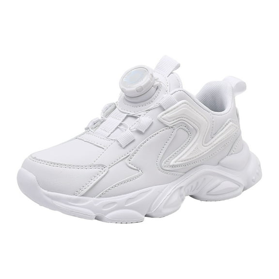 Akiihool Toddler Girls Shoes Toddler Shoes Boys Girls Wide Shoes Breathable Shoes Kids Sneakers Lightweight Walking Tennis Shoes(White,39)
