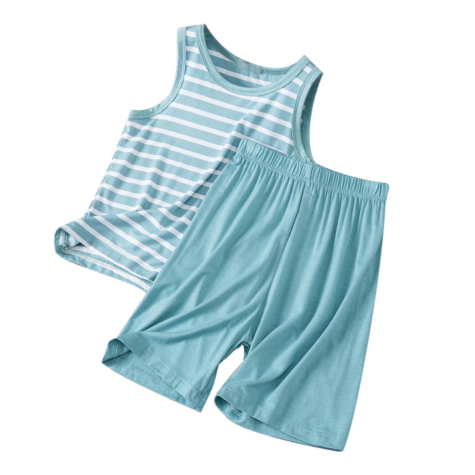 Toddler Boy 2-Piece Outfit - Printed Shirt & Shorts Set 1-4Y