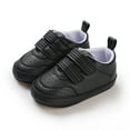 thumbnail image 1 of Akiihool Toddler Shoes Unisex Baby Boys Girls Canvas First Walkers Shoes Mesh Sneakers (Black,4), 1 of 5